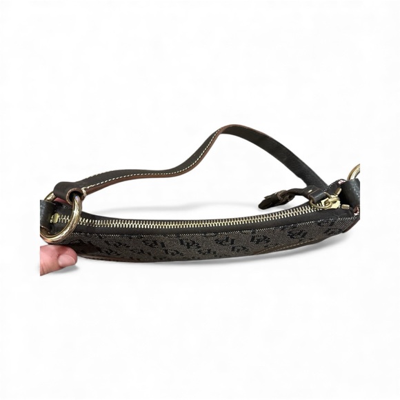 DOONEY & bourke Elegant Blue and Brown Shoulder Bag - Picture 5 of 6